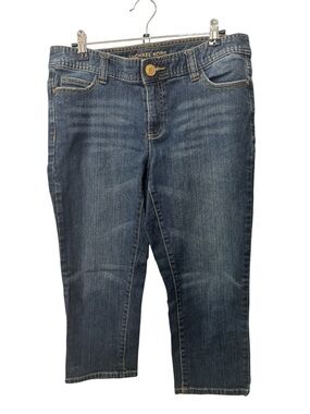 Michael Kors Women's Dark Blue Cropped Jeans women’s size 8